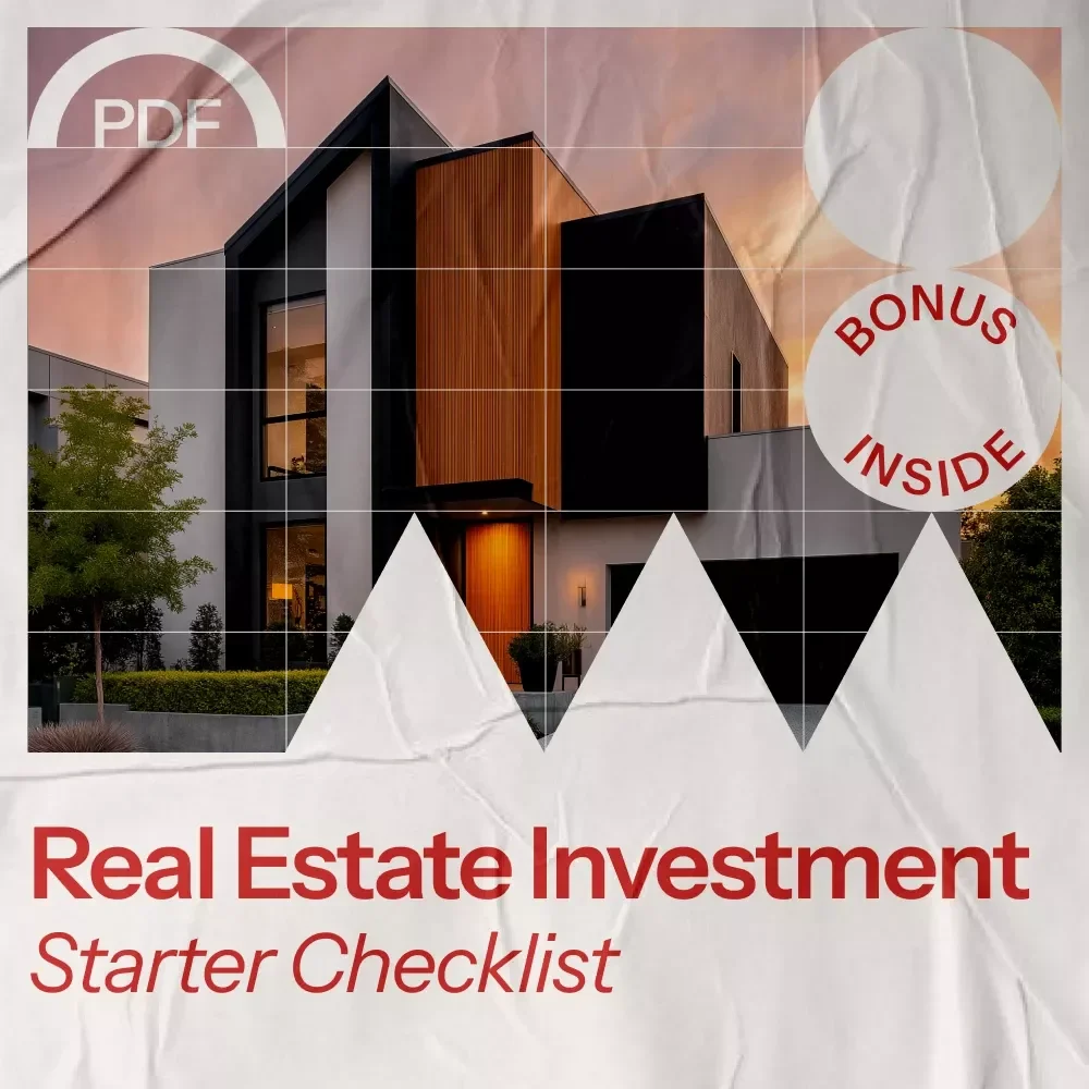 Real Estate Investment Starter Checklist – Beginner’s Guide on how to get a start in real estate, Step-by-Step Real Estate Investing Digital Download