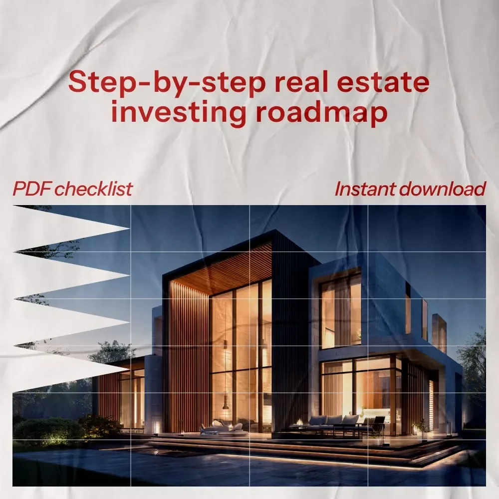 Real Estate Investment Starter Checklist – Beginner’s Guide on how to get a start in real estate, Step-by-Step Real Estate Investing Digital Download