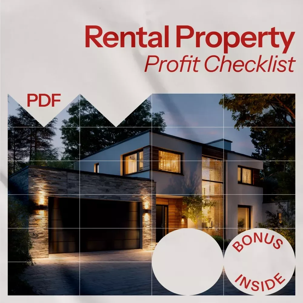 Rental Property Profit Checklist – How to Make Money from a Rental Property Digital Download for Real Estate Investors & Landlords