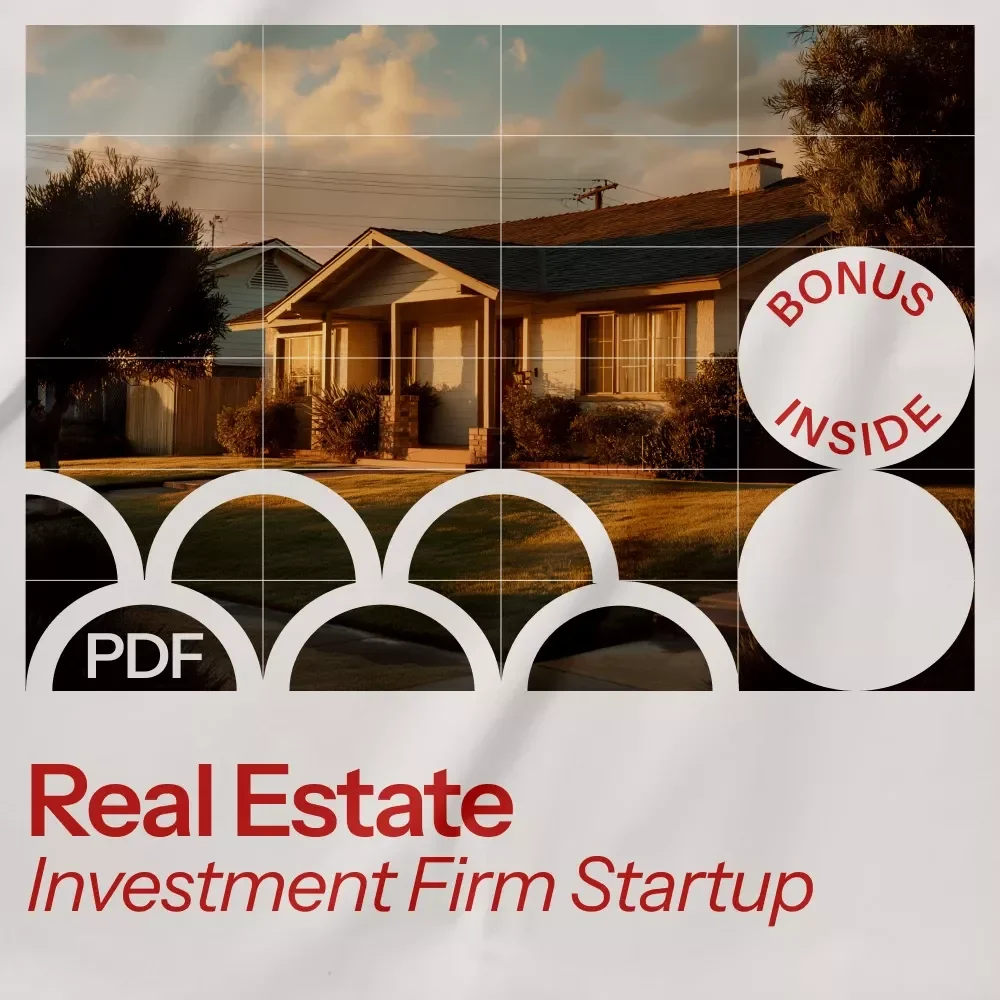 Real Estate Investment Firm Startup Checklist – How to Start a Real Estate Investment Firm Step-by-Step Digital Download for Entrepreneurs & Property Investors