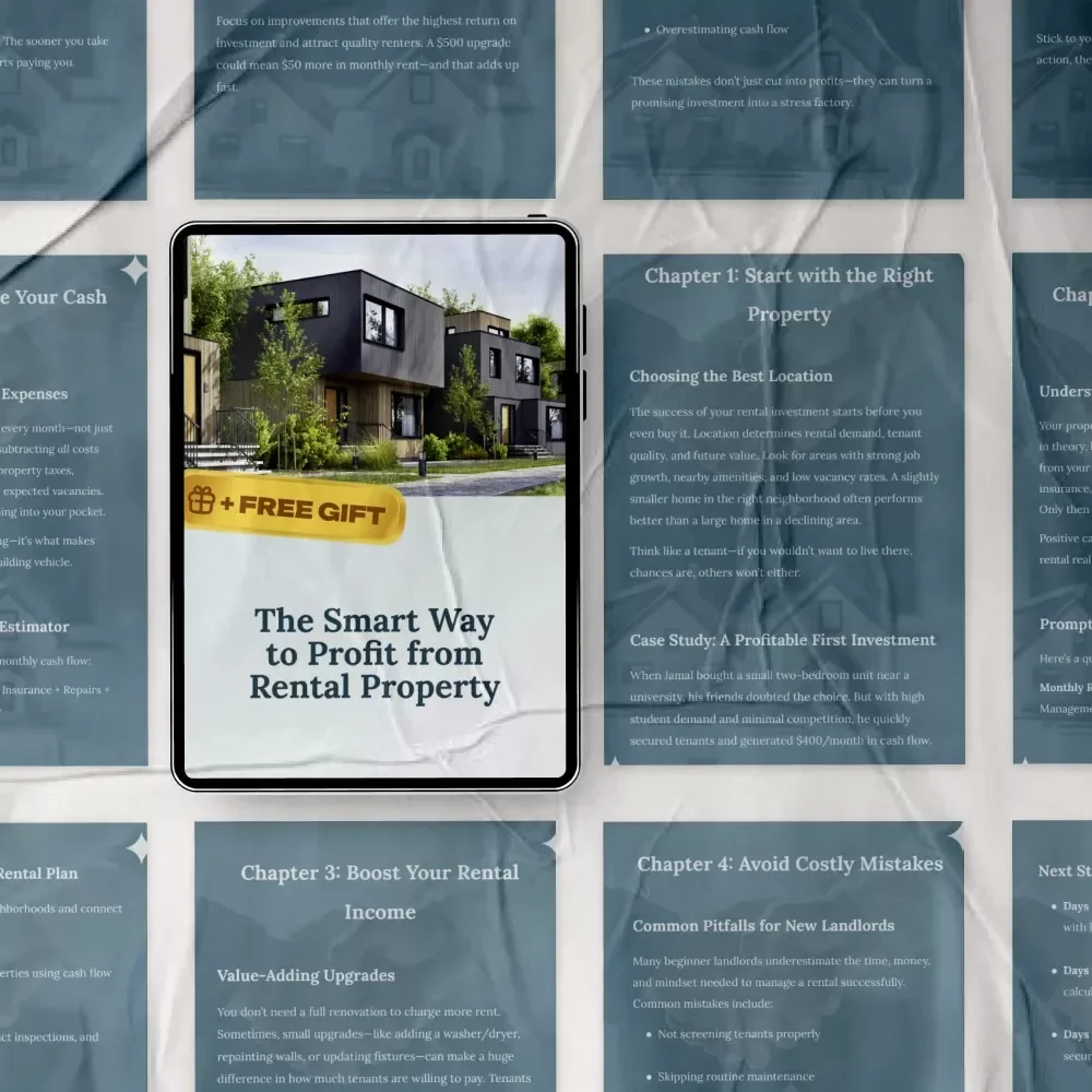 The Smart Way to Profit from Rental Property – A Practical Guide on how to make money from a rental property | Cash Flow, Location & Income Strategies eBook Download