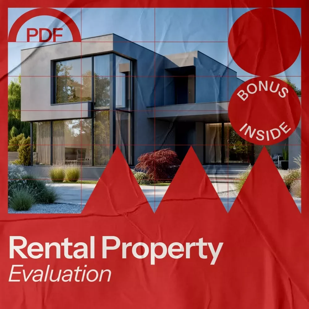 Rental Property Evaluation Checklist – Real Estate Investor Guide on how to evaluate a rental property, Cash Flow & ROI Analysis Worksheet, Instant Digital Download