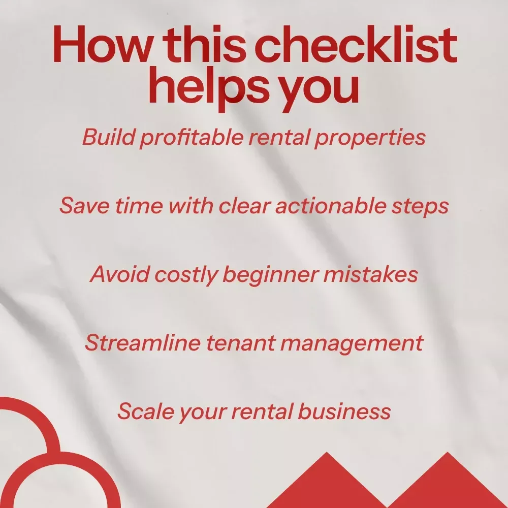 Rental Property Success Checklist – How to Start a Rental Property Company Digital Guide
