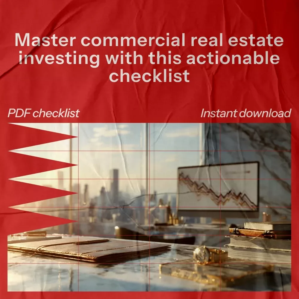 Commercial Real Estate Success Checklist - Essential Guide to Master Real Estate Investing