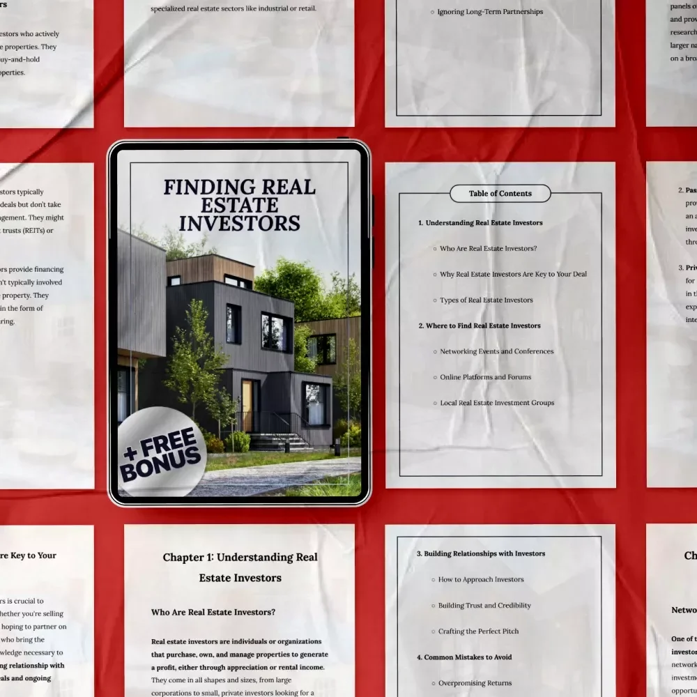 Finding Real Estate Investors: Your Ultimate Guide to Building Profitable Partnerships