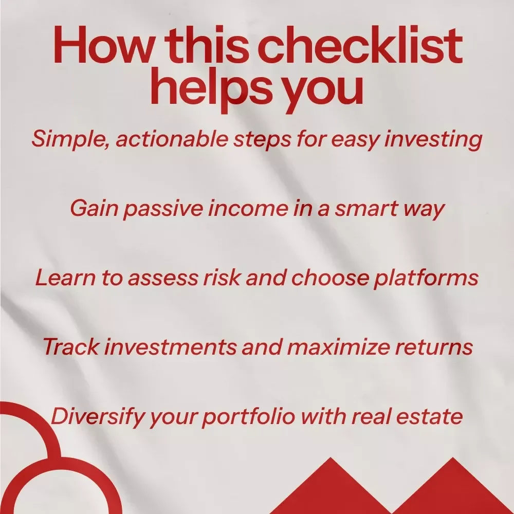 Your Step-by-Step Guide to Smarter Passive Investing: Real Estate Crowdfunding Checklist