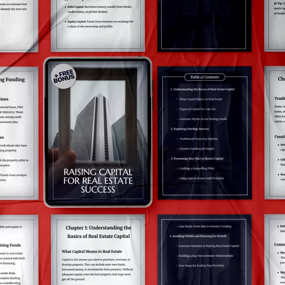 Raising Capital for Real Estate Success - A Complete Guide to Attracting Investors, Funding Your Deals, and Growing Your Portfolio