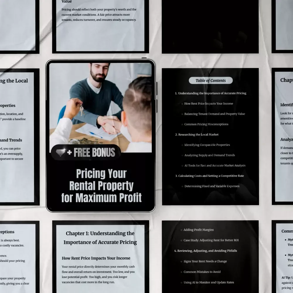 Pricing Your Rental Property for Maximum Profit - eBook Guide for Landlords and Property Managers
