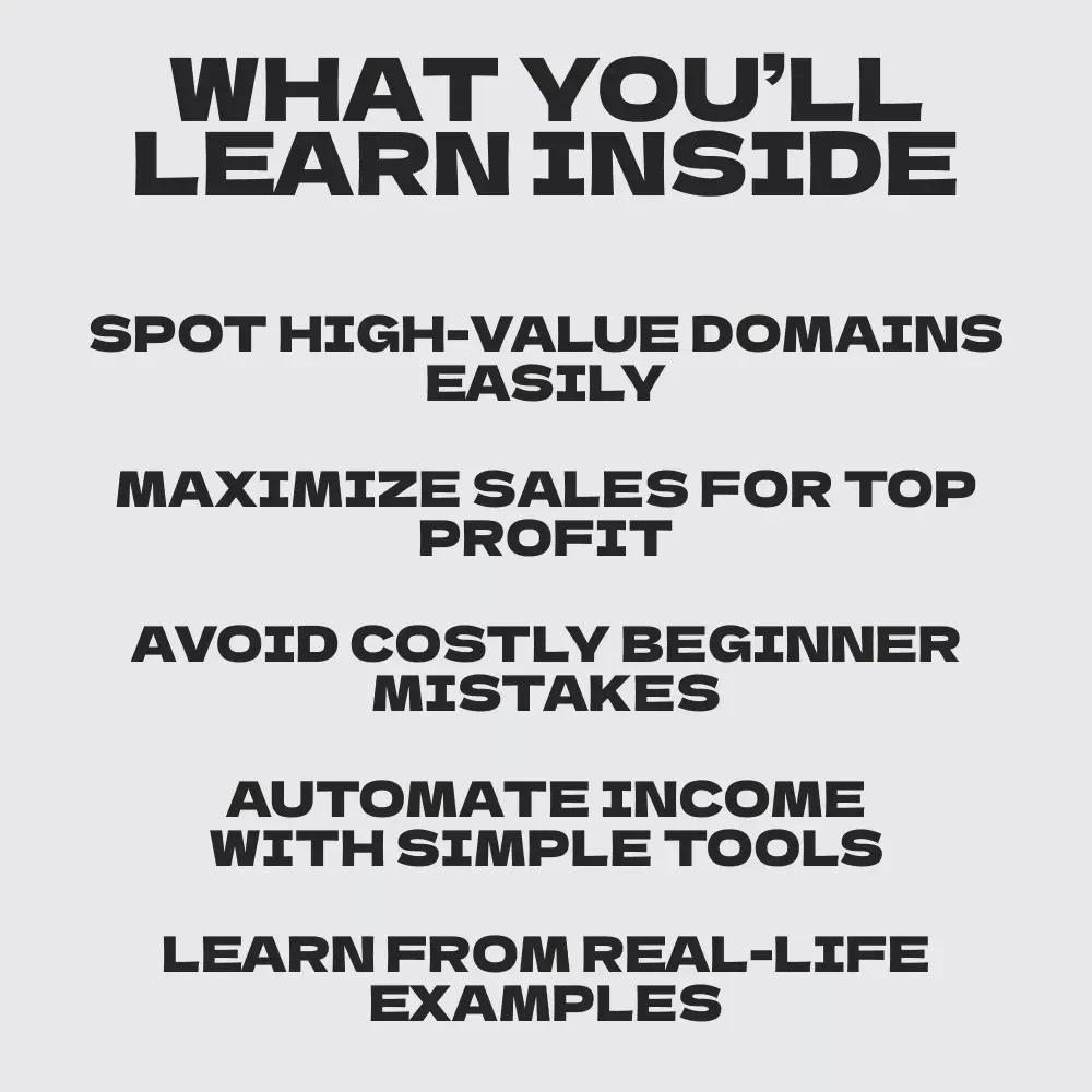 Your Easy Guide to Domain Flipping Success – Proven Strategies for Domain Flipping for Automated Profits, Find Valuable Domains, Buy, Hold & Sell for Maximum Profit