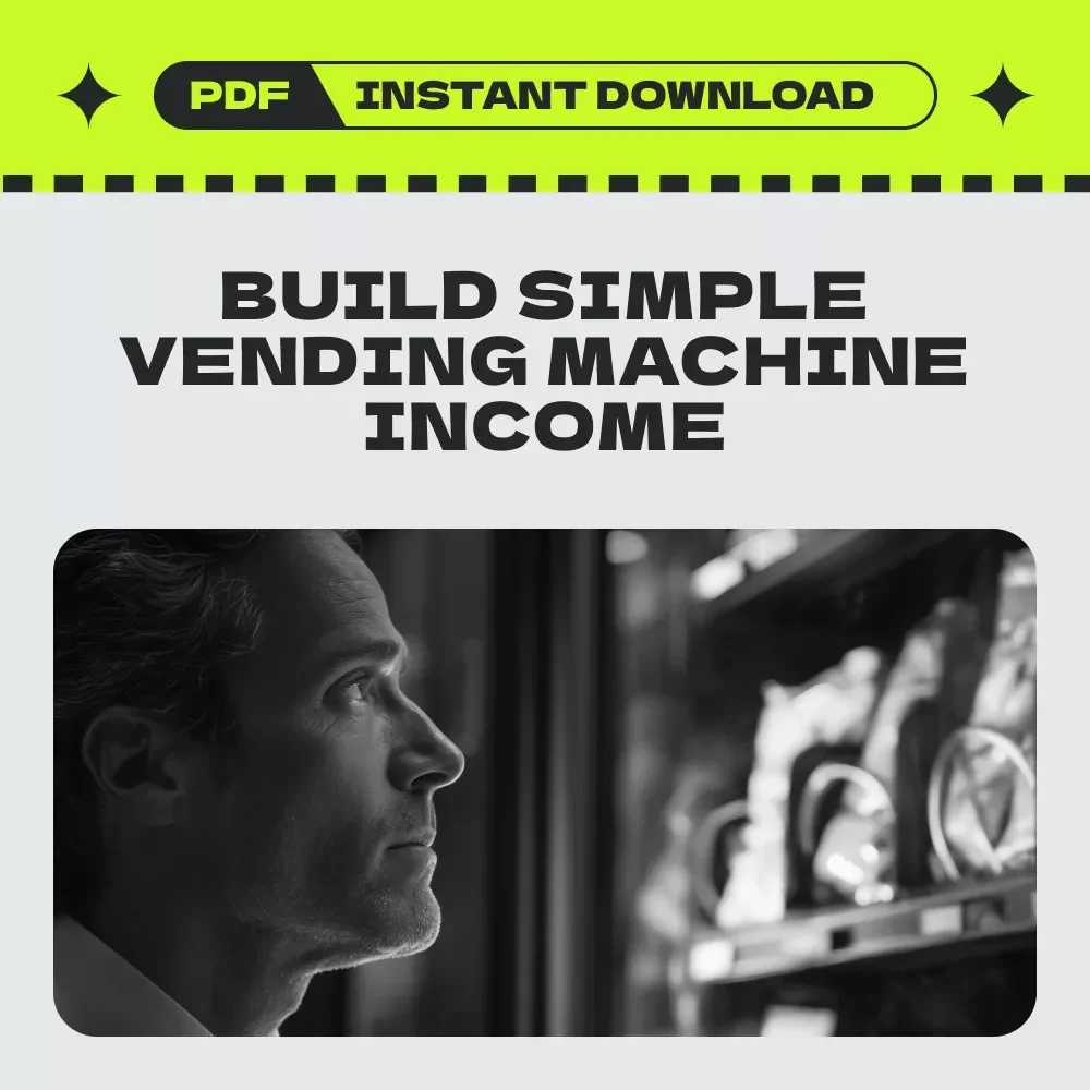 Vending Machine Profits Made Simple: Your Step-by-Step Guide to Cash Flow from Vending Machine Investments & Passive Income Success