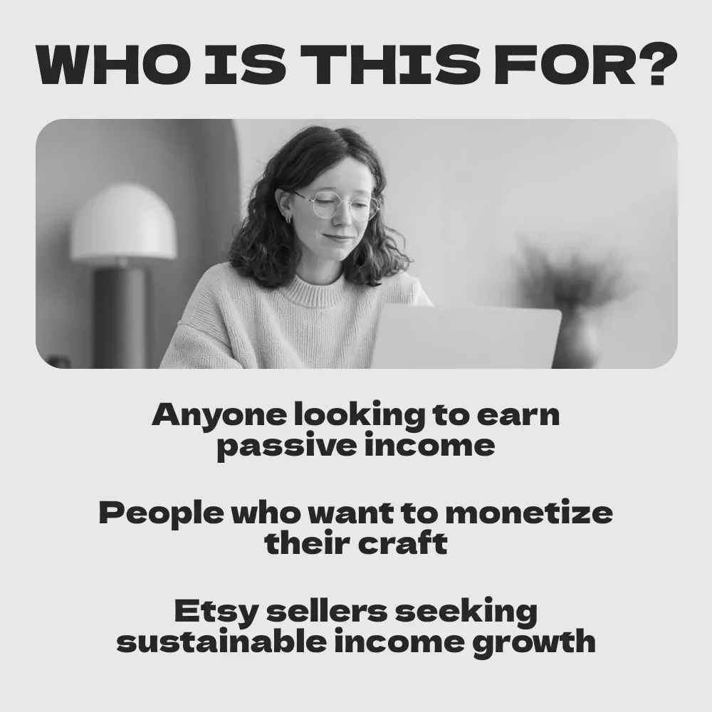 The Craft Maker’s Quick & Clever Passive Income Checklist for Etsy Sellers and Craft Makers