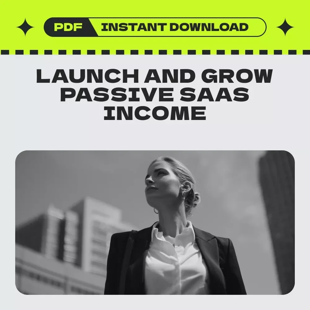 The Quick & Clever Checklist to Launch Your Passive SaaS Income Stream – A Step-by-Step Guide to Developing Passive SaaS Income Streams for Solopreneurs & Digital Creators