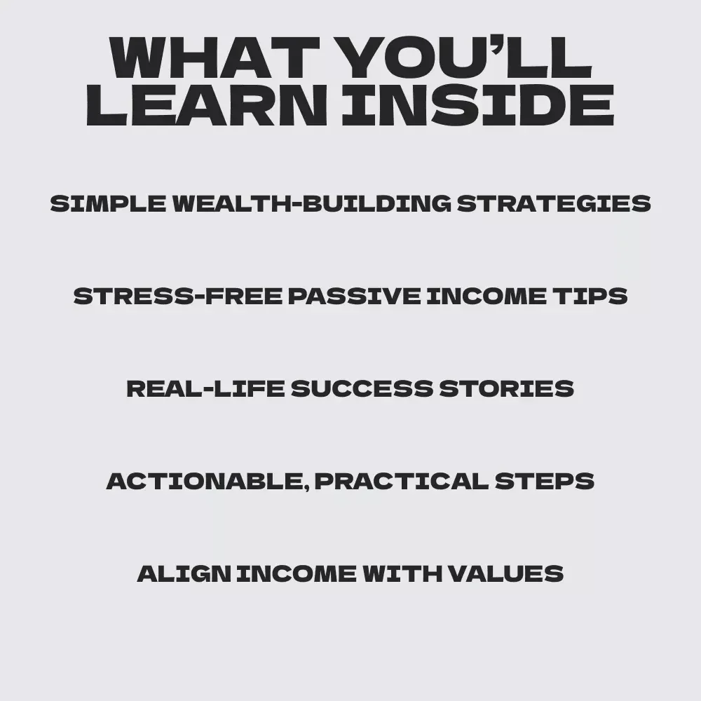 Simple Wealth for a Slower Life – A Practical Guide to Passive Income for Minimalists and Slow-Living Advocates Seeking Financial Freedom & Intentional Living