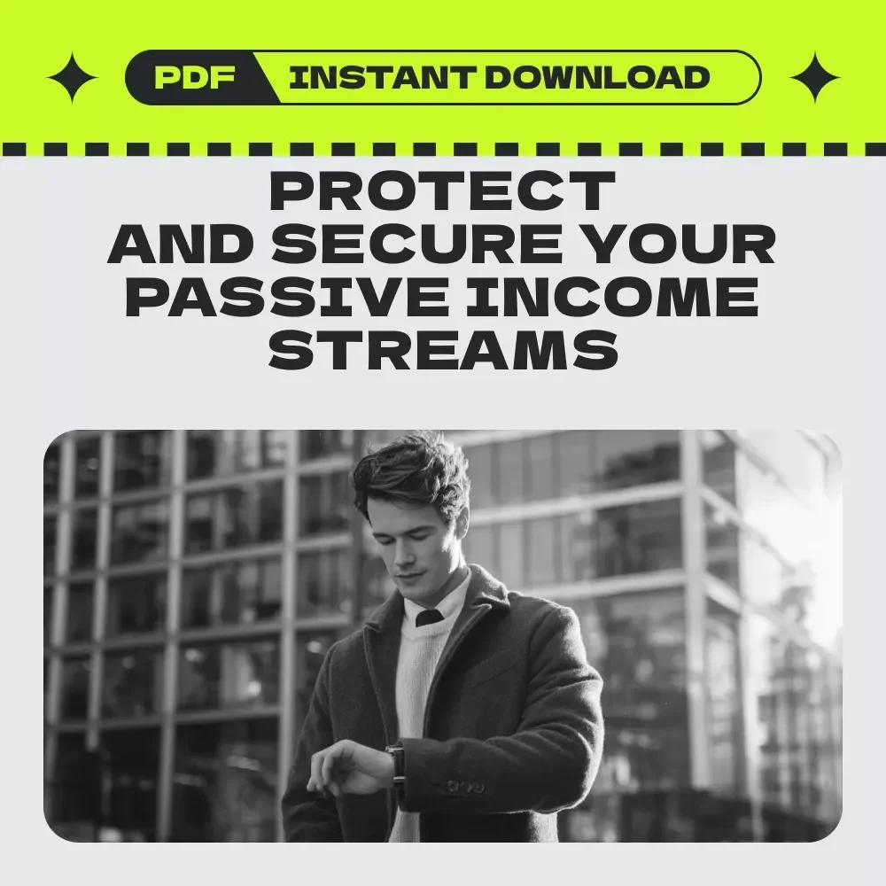 The Passive Income Protection Checklist – Asset Protection for Passive Income Businesses Digital Download, Online Business Security & Legal Setup Guide