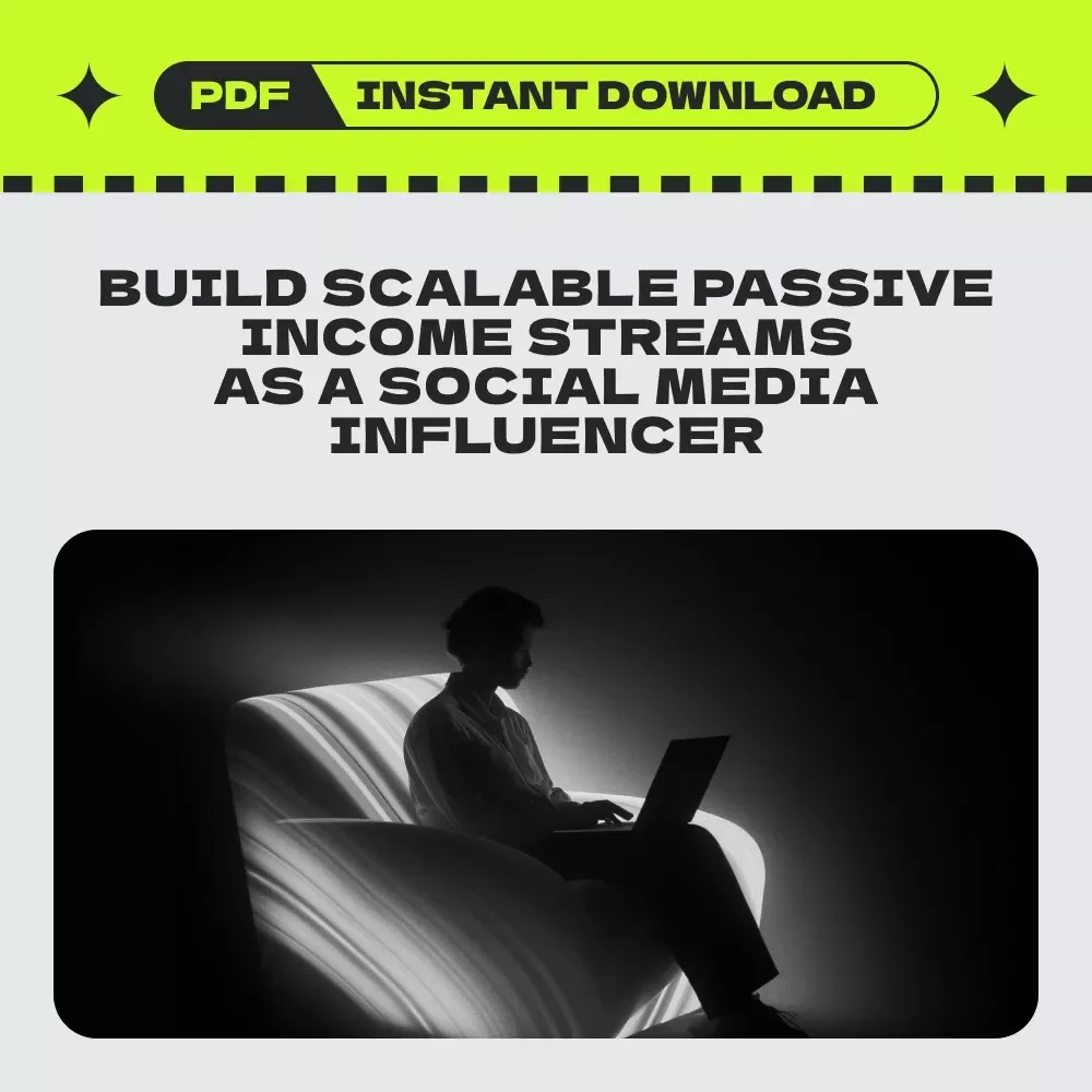 Your Ultimate Passive Income Checklist for Social Media Influencers – Passive income for social media influencers Digital Download Guide for Creators & Content Entrepreneurs
