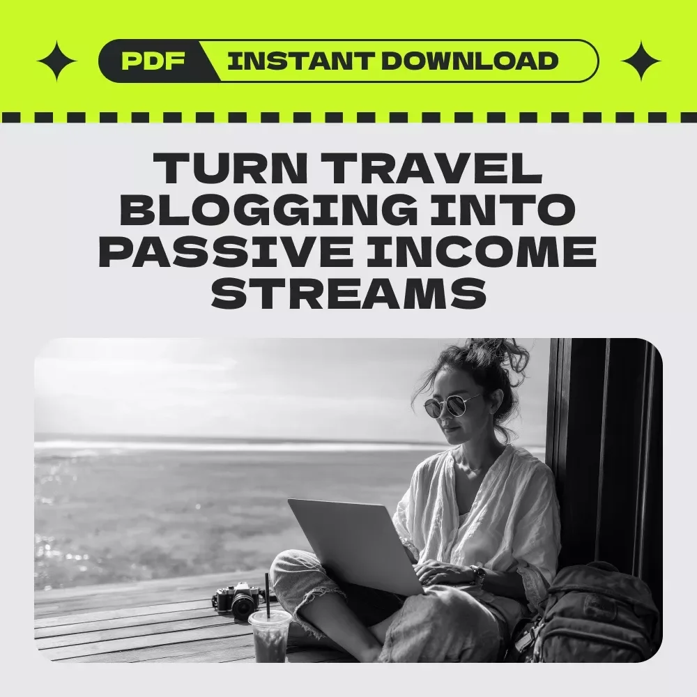 Wander & Earn: A Travel Blogger’s Guide to Passive Income – Passive Income for Travel Bloggers Digital Guide, Monetization Blueprint, Online Business eBook Download