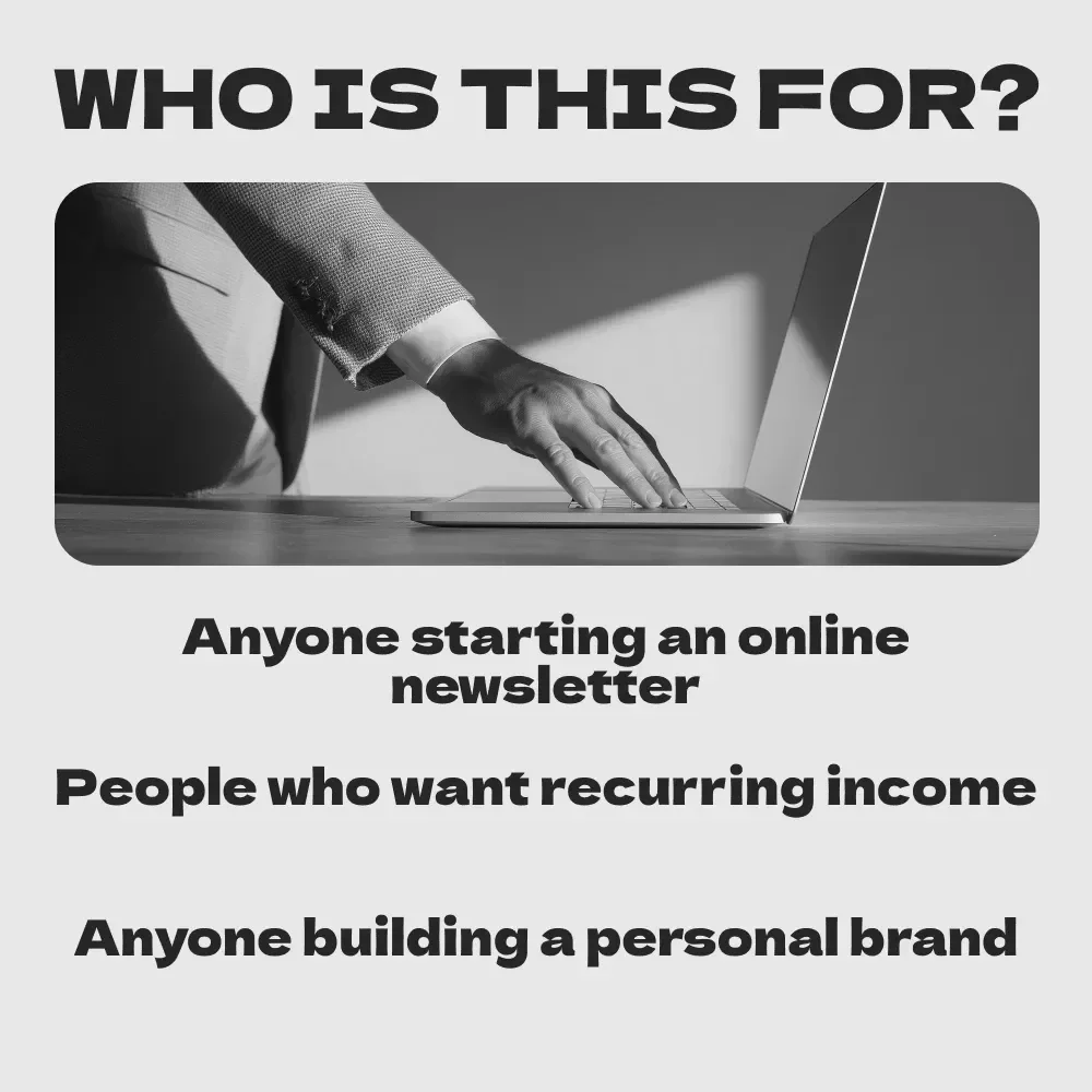 The Ultimate Newsletter Goldmine Checklist | Subscription-based newsletter passive income Step-by-Step Launch & Monetization Guide for Creators & Entrepreneurs