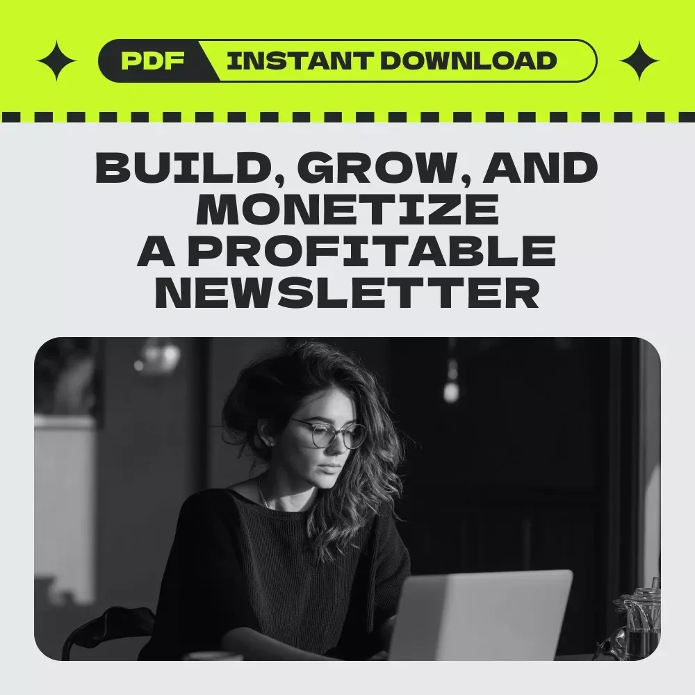 The Ultimate Newsletter Goldmine Checklist | Subscription-based newsletter passive income Step-by-Step Launch & Monetization Guide for Creators & Entrepreneurs