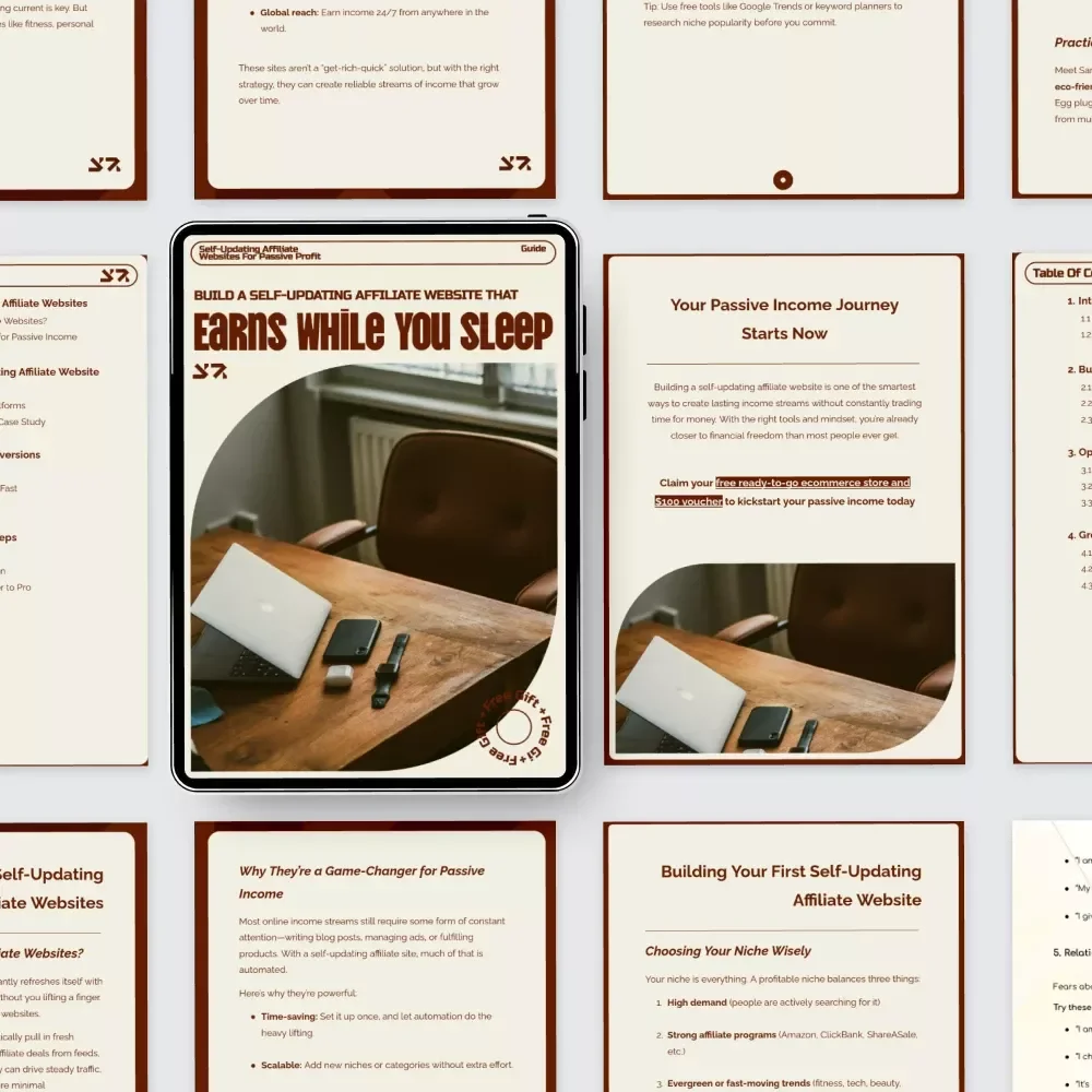 Build a Self-Updating Affiliate Website That Earns While You Sleep – Self-updating affiliate websites for passive profit Guide for Beginners & Side Hustlers