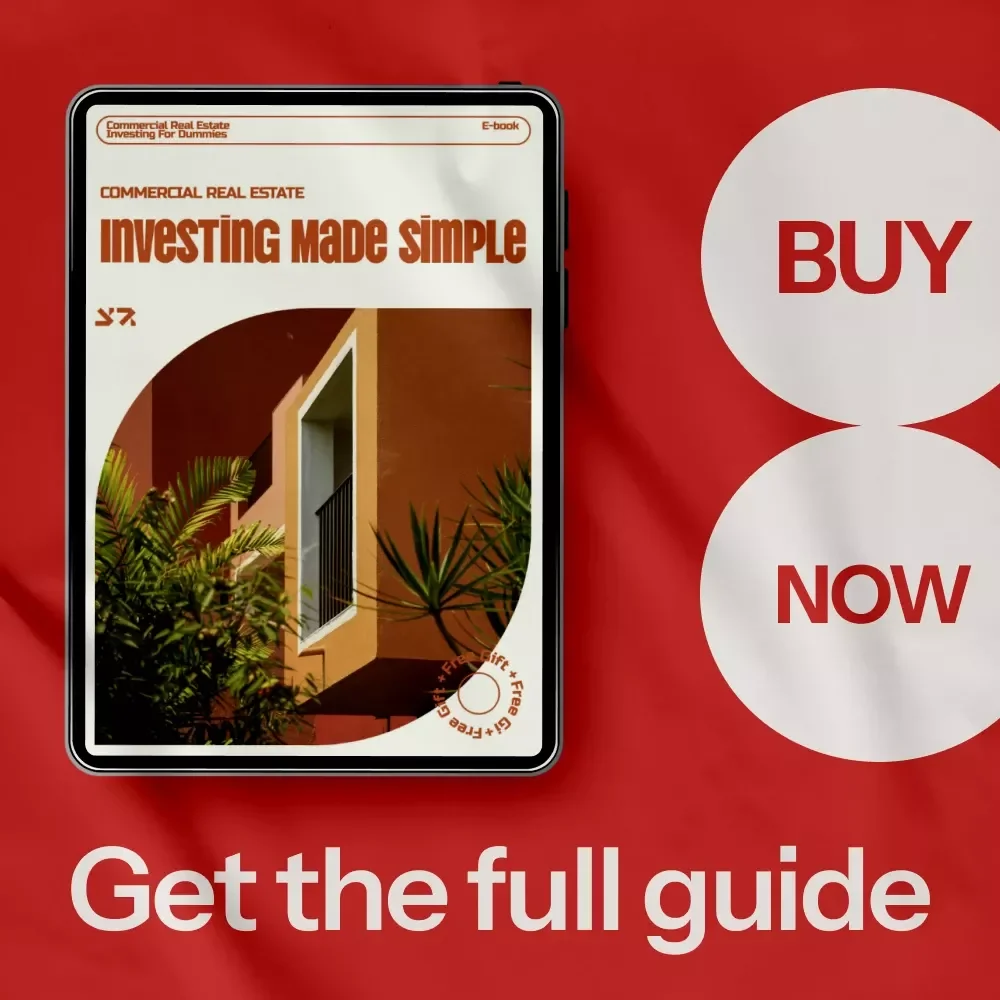 Commercial Real Estate Investing Made Simple – Beginner Friendly eBook Guide | commercial real estate investing for dummies | Step-by-Step CRE Investing Guide, Passive Income Strategy, Digital Download
