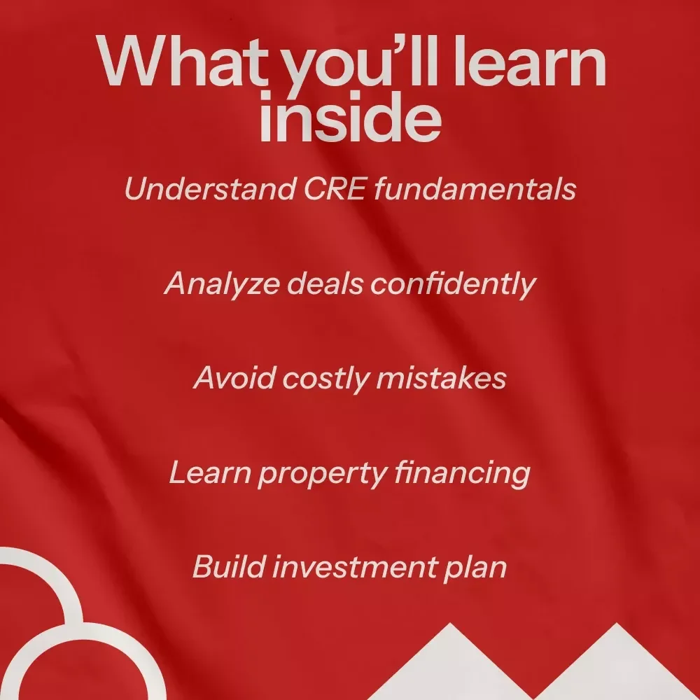 Commercial Real Estate Investing Made Simple – Beginner Friendly eBook Guide | commercial real estate investing for dummies | Step-by-Step CRE Investing Guide, Passive Income Strategy, Digital Download