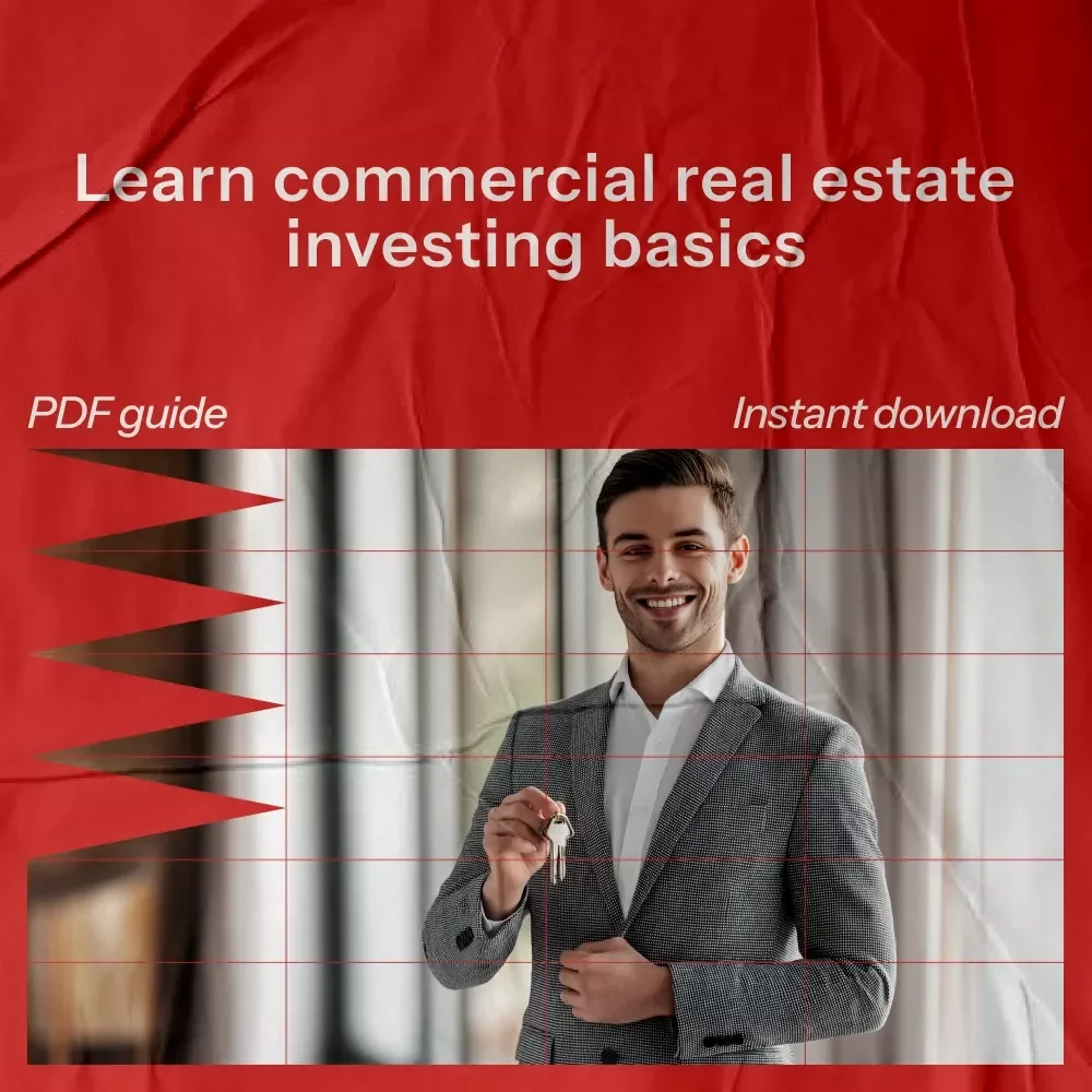Commercial Real Estate Investing Made Simple – Beginner Friendly eBook Guide | commercial real estate investing for dummies | Step-by-Step CRE Investing Guide, Passive Income Strategy, Digital Download