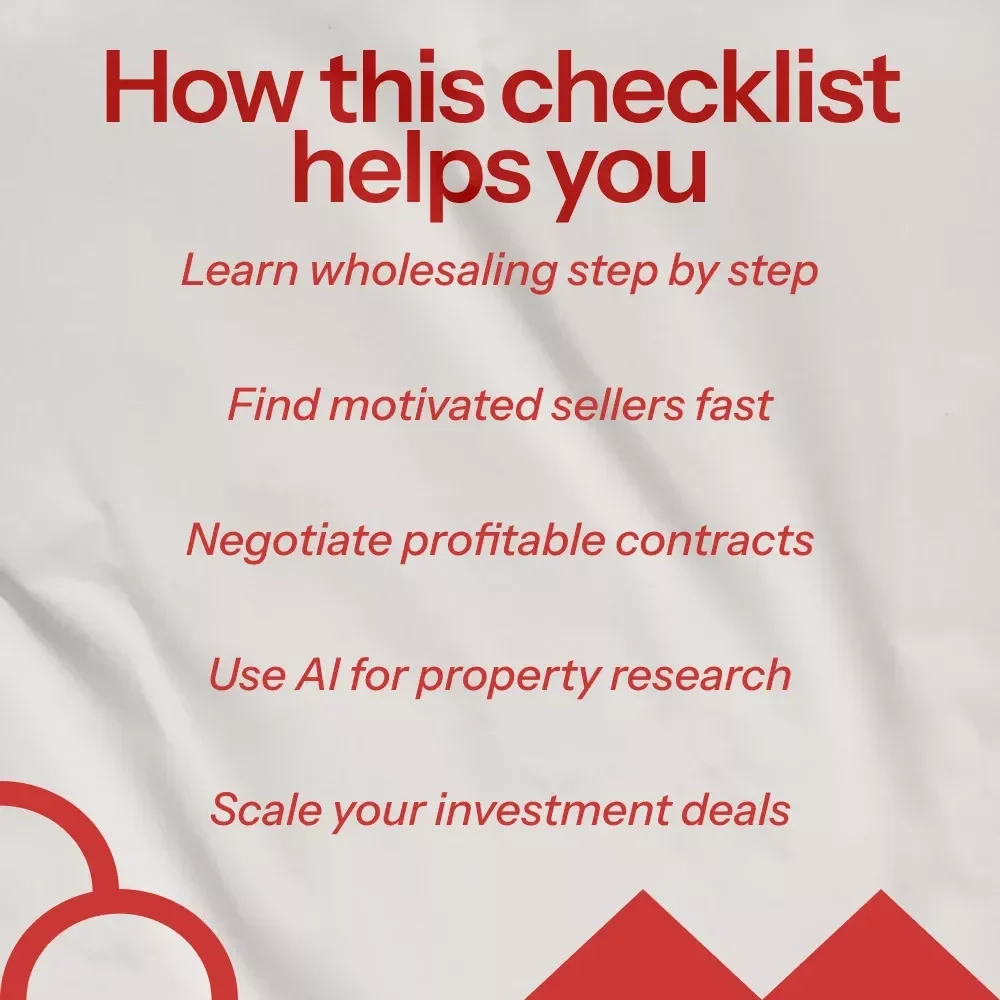 Quick-Start Checklist for Making Money Wholesaling Real Estate – How to Make Money Wholesaling Real Estate Step-by-Step Guide