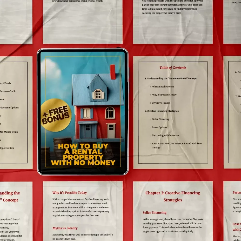How to Buy a Rental Property with No Money - The Ultimate Guide to Getting Started with No Money Down Real Estate Investment