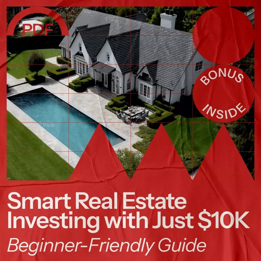 Smart Real Estate Investing with Just $10K — Beginner-Friendly Guide on how to invest in real estate with 10k, Real Estate Strategy eBook, Passive Income & Property Investment Digital Download
