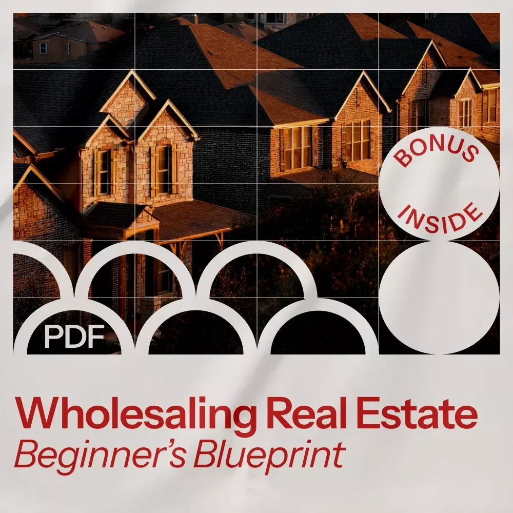 Beginner’s Blueprint to Wholesaling Real Estate | How to Make Money Wholesaling Real Estate eBook, Investor Starter Guide, Real Estate Investing for Beginners, Digital Download