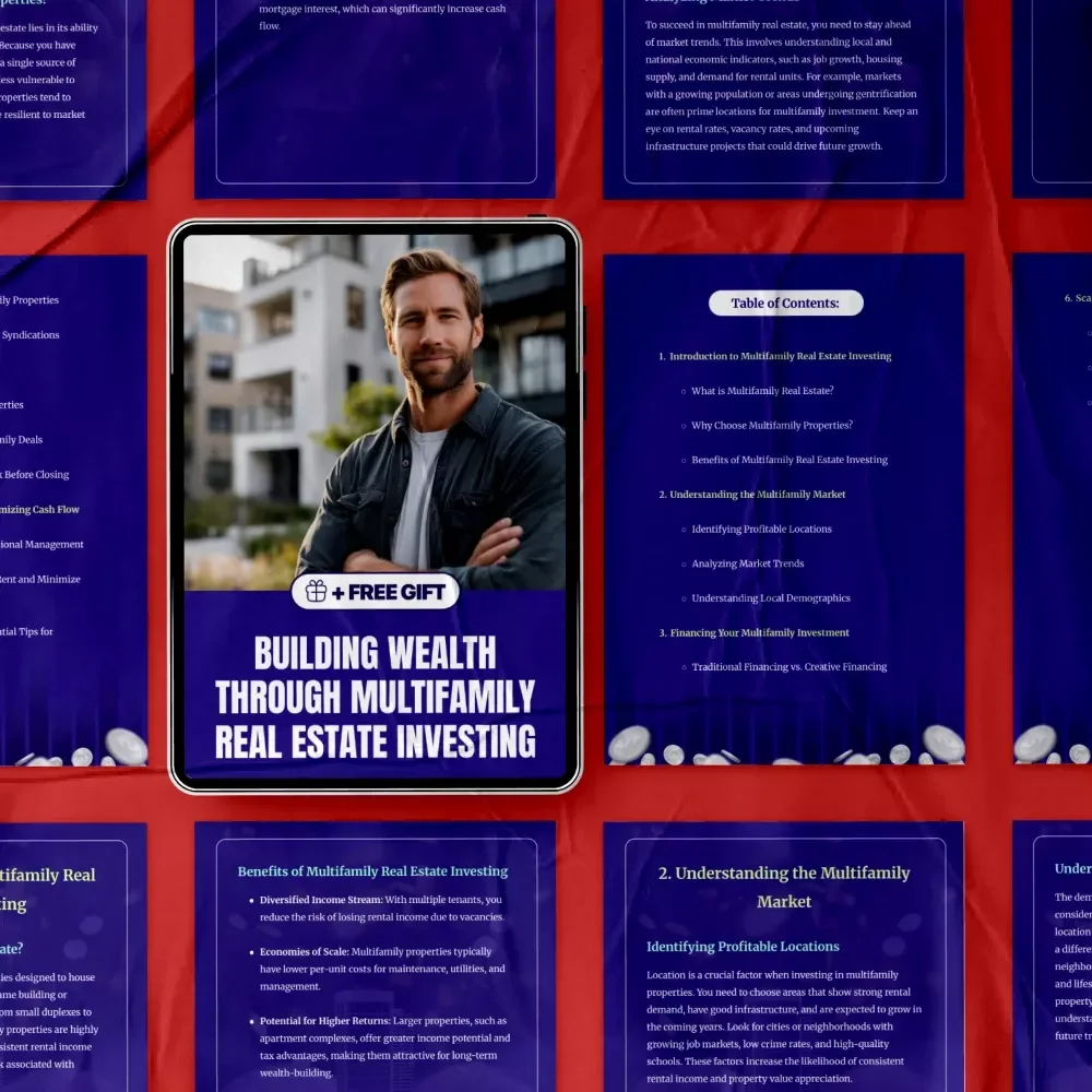 Building Wealth Through Multifamily Real Estate Investing - eBook Guide to Growing Your Portfolio