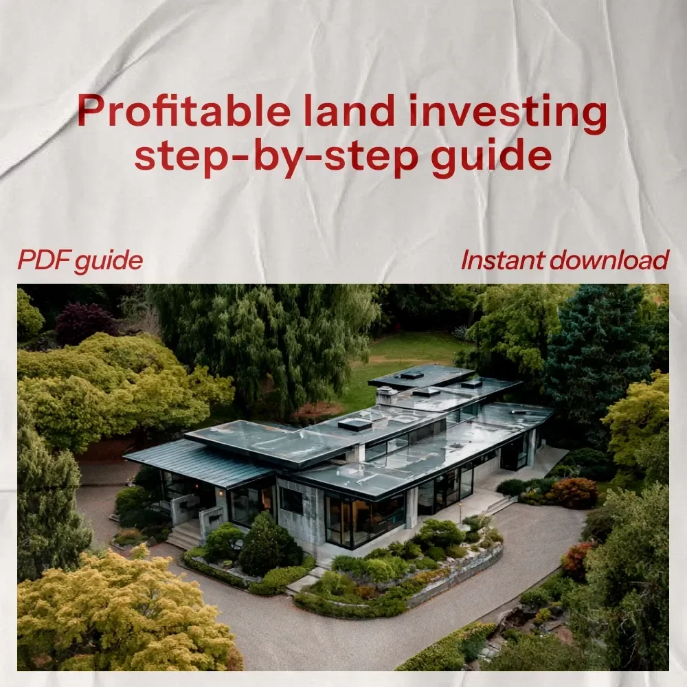 The Ultimate Guide to Buying Land for Investment – eBook on How to Buy Land for Investment, Land Investment Strategy Guide, Real Estate Land Buying Checklist & Beginner-Friendly Investment Resource
