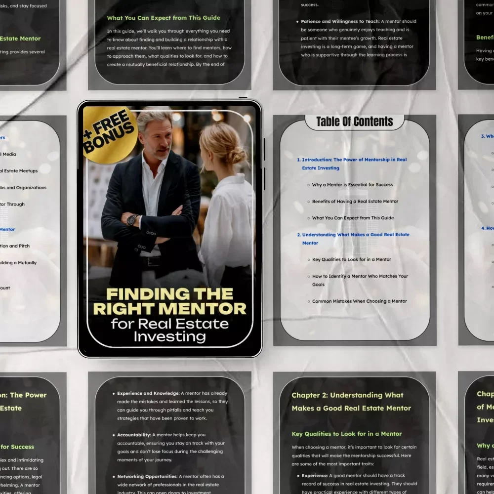 Finding the Right Mentor for Real Estate Investing: How to Find a Mentor for Real Estate Investing Guide for Aspiring Property Investors