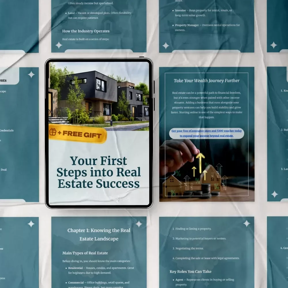Your First Steps into Real Estate Success: A Comprehensive Guide for Beginners on How to Get into Real Estate