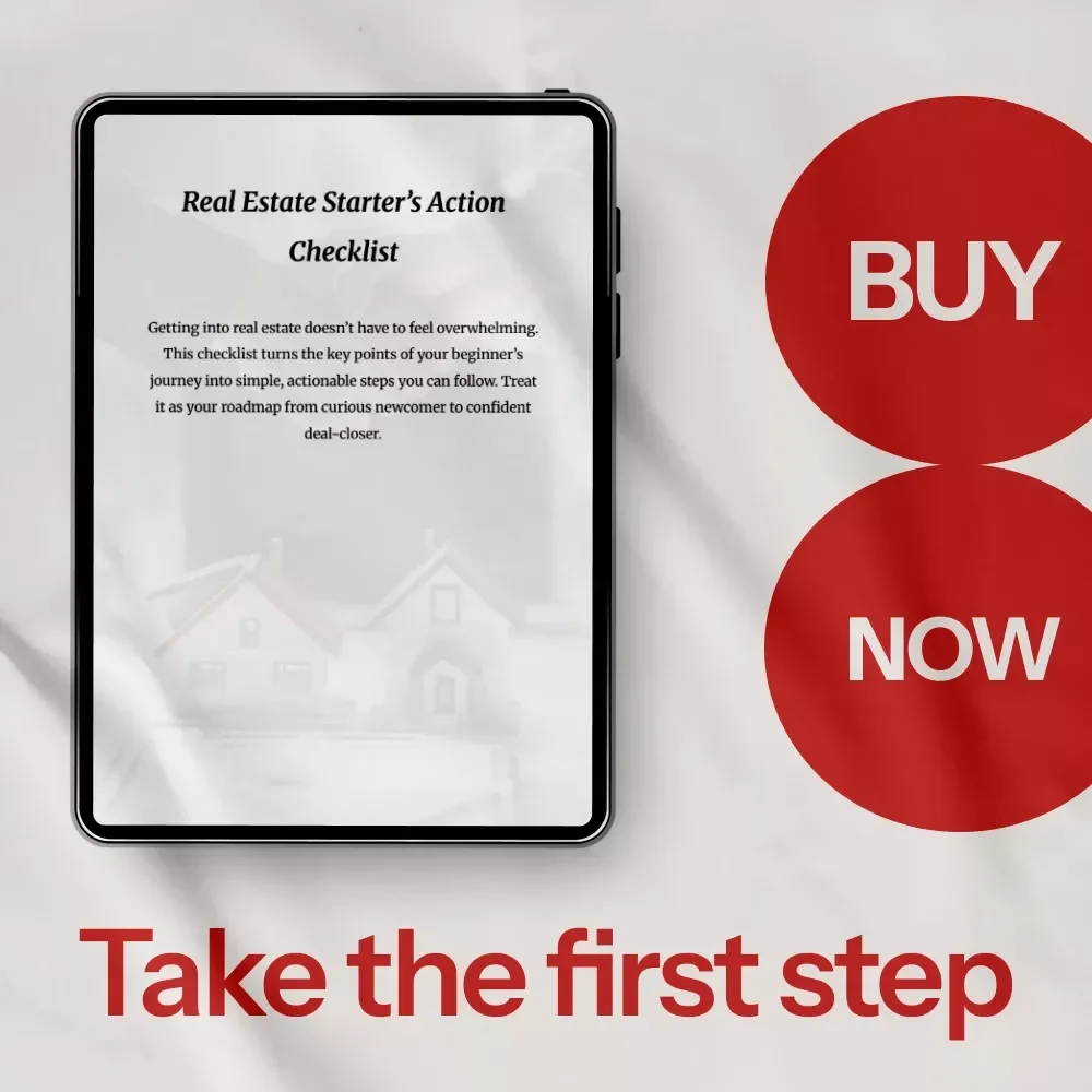 Real Estate Starter’s Action Checklist: How to Start Real Estate & Launch Your Career