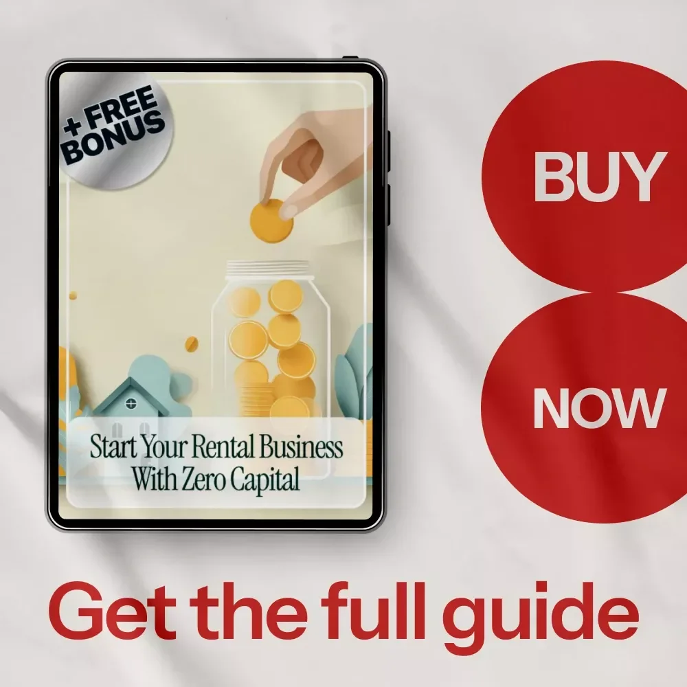 Start Your Rental Business with Zero Capital - eBook Guide to Starting a Rental Property Business with No Money