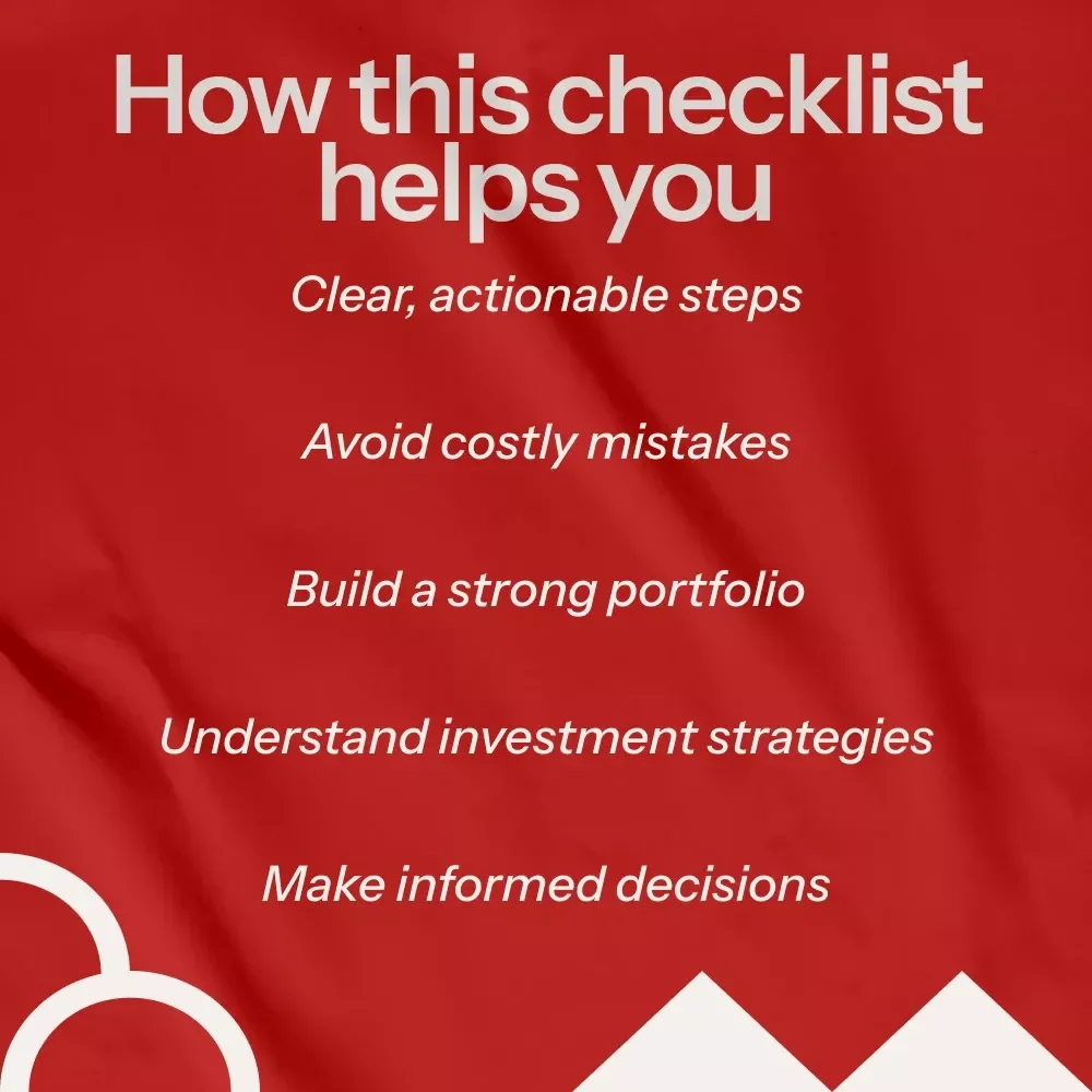 Your Real Estate Investment Checklist: How to Start Investing in Real Estate with Confidence