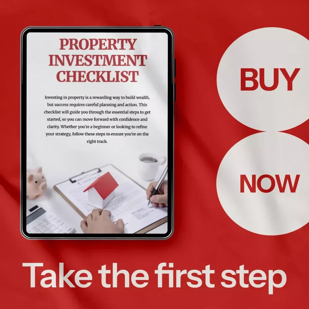 Property Investment Checklist – Property Investment How to Start Guide for Beginners, Real Estate Planning Worksheet, Digital Download