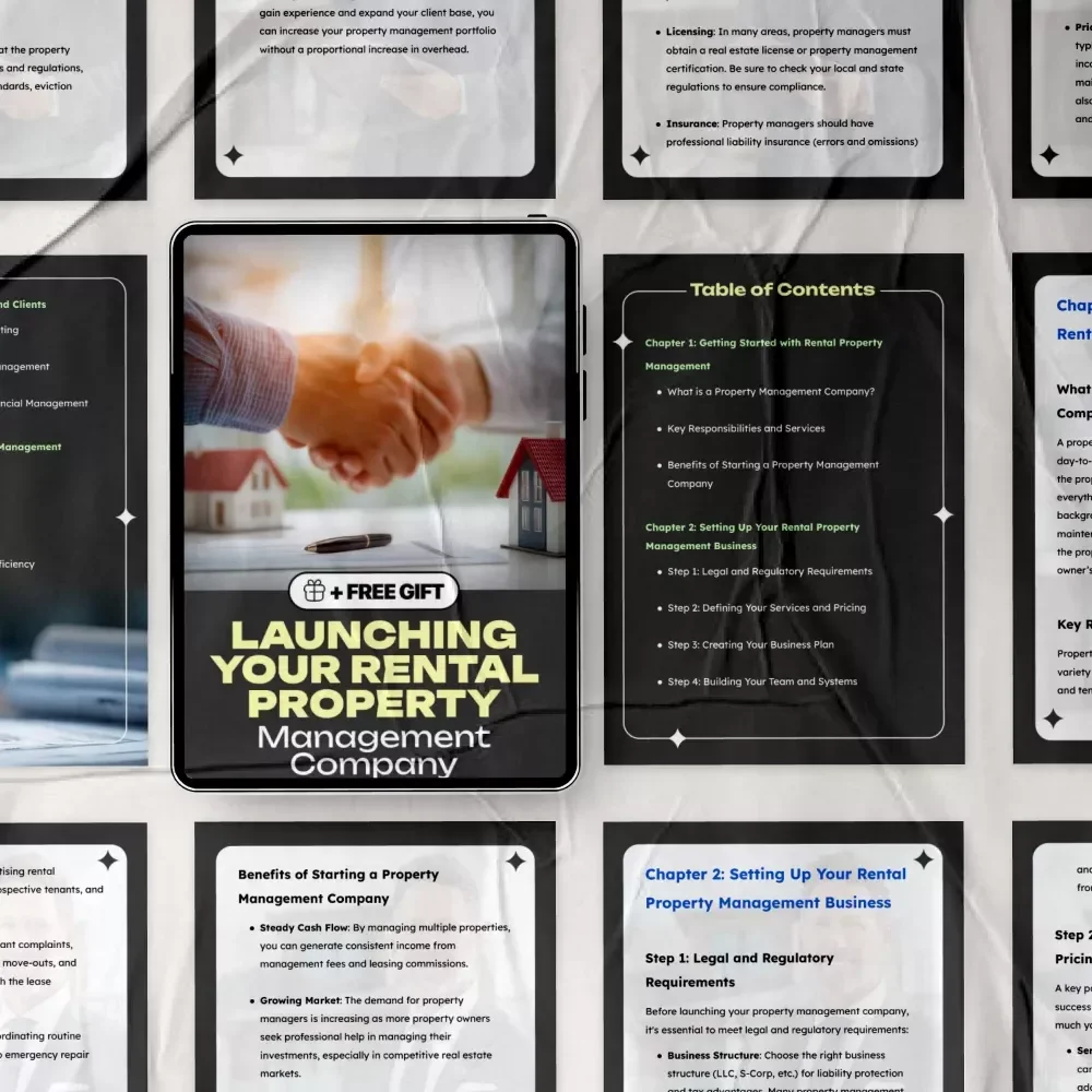 Launching Your Rental Property Management Company – The Complete Guide on How to Start a Rental Property Management Company & Build a Profitable Business