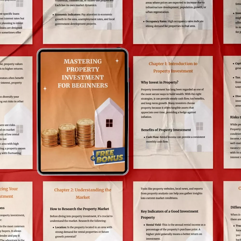 Mastering Property Investment for Beginners – Ultimate Property Investment How to Start Checklist, Real Estate Investing Guide, Portfolio Building Planner Digital Download