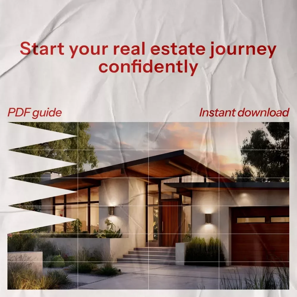 Your First Steps into Real Estate – Beginner’s Guide on how can i get started in real estate, Digital Download Career Starter eBook & Checklist