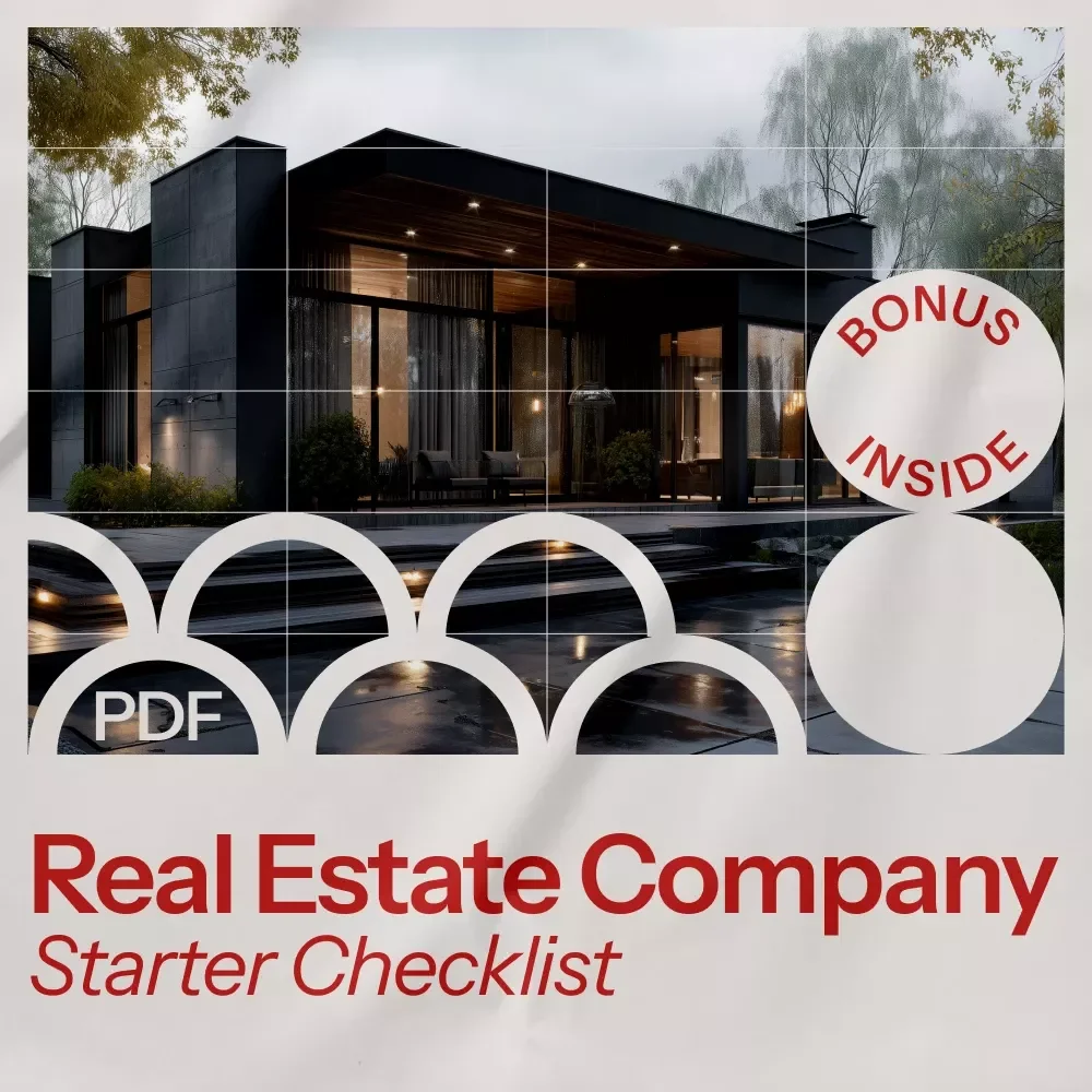 The No-Money Real Estate Company Starter Checklist – How to Start a Real Estate Company with No Money, Beginner-Friendly Digital Download for Aspiring Investors & Entrepreneurs