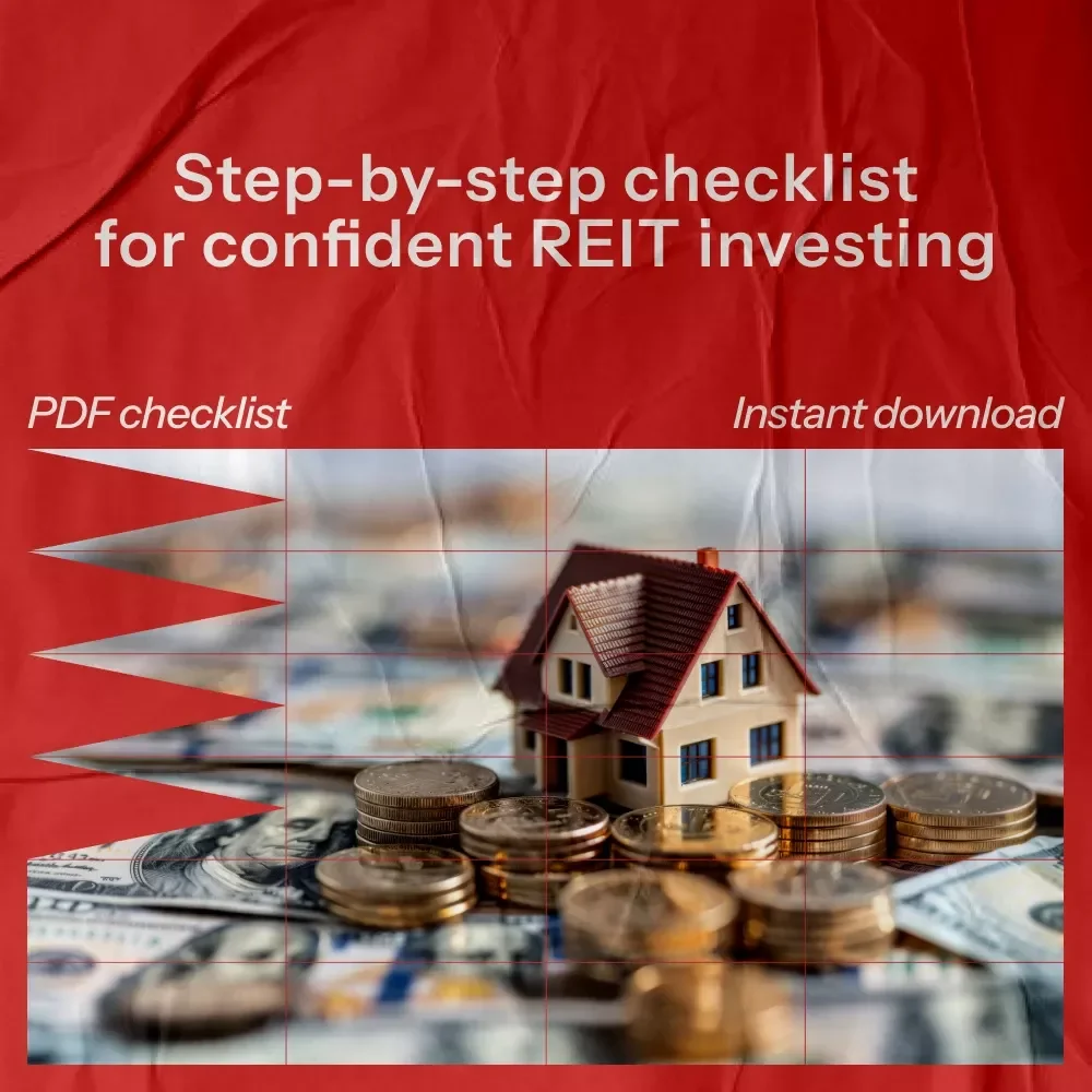 REIT Investment Success Checklist – Printable Guide on how to start buying reits, Beginner-Friendly Real Estate Investment Trust Strategy Planner Digital Download