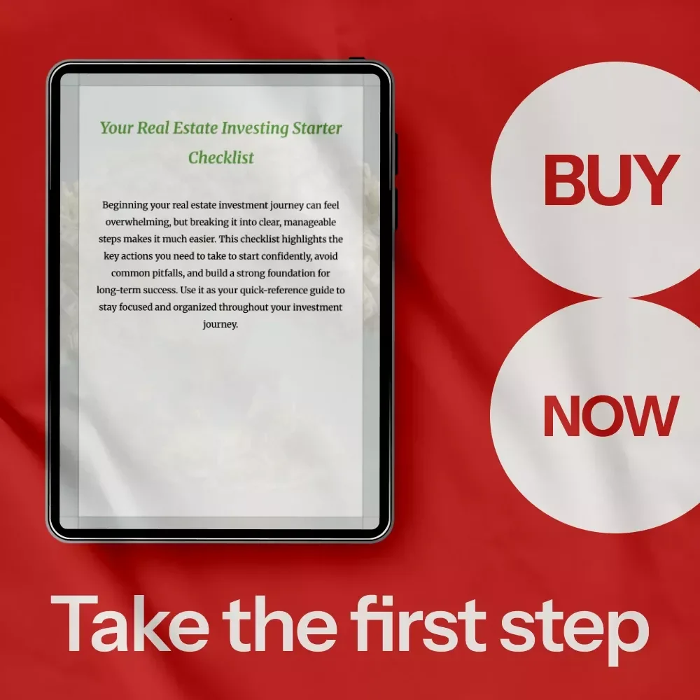 Your Real Estate Investing Starter Checklist: A Simple Guide to Getting Started