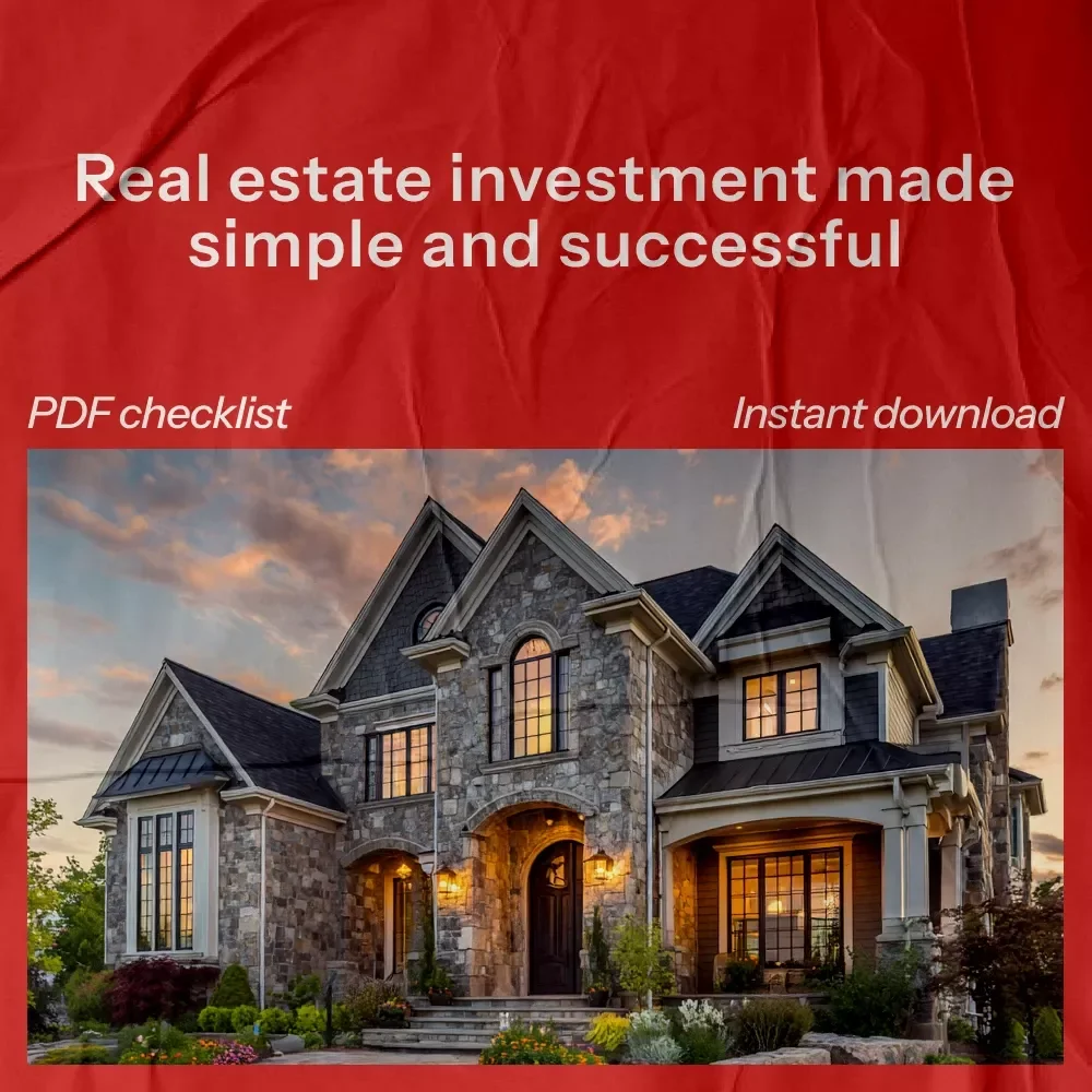 Real Estate Starter Success Checklist – Your Ultimate Guide to Smart Property Investment