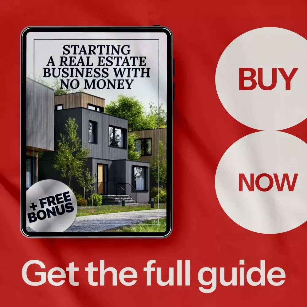 Starting a Real Estate Business with No Money - eBook Guide to Launching Your Real Estate Journey with Zero Capital