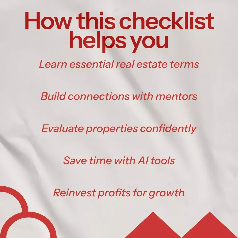 Quick-Start Checklist for Real Estate with No Money - A Step-by-Step Guide to Begin Real Estate Investment Without Capital