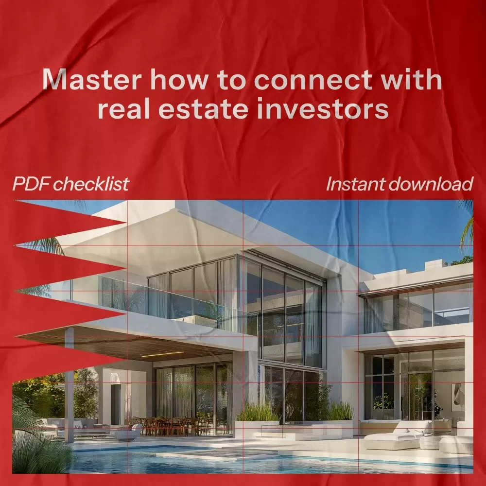Real Estate Investor Connection Checklist: How to Locate Real Estate Investors for Your Deals
