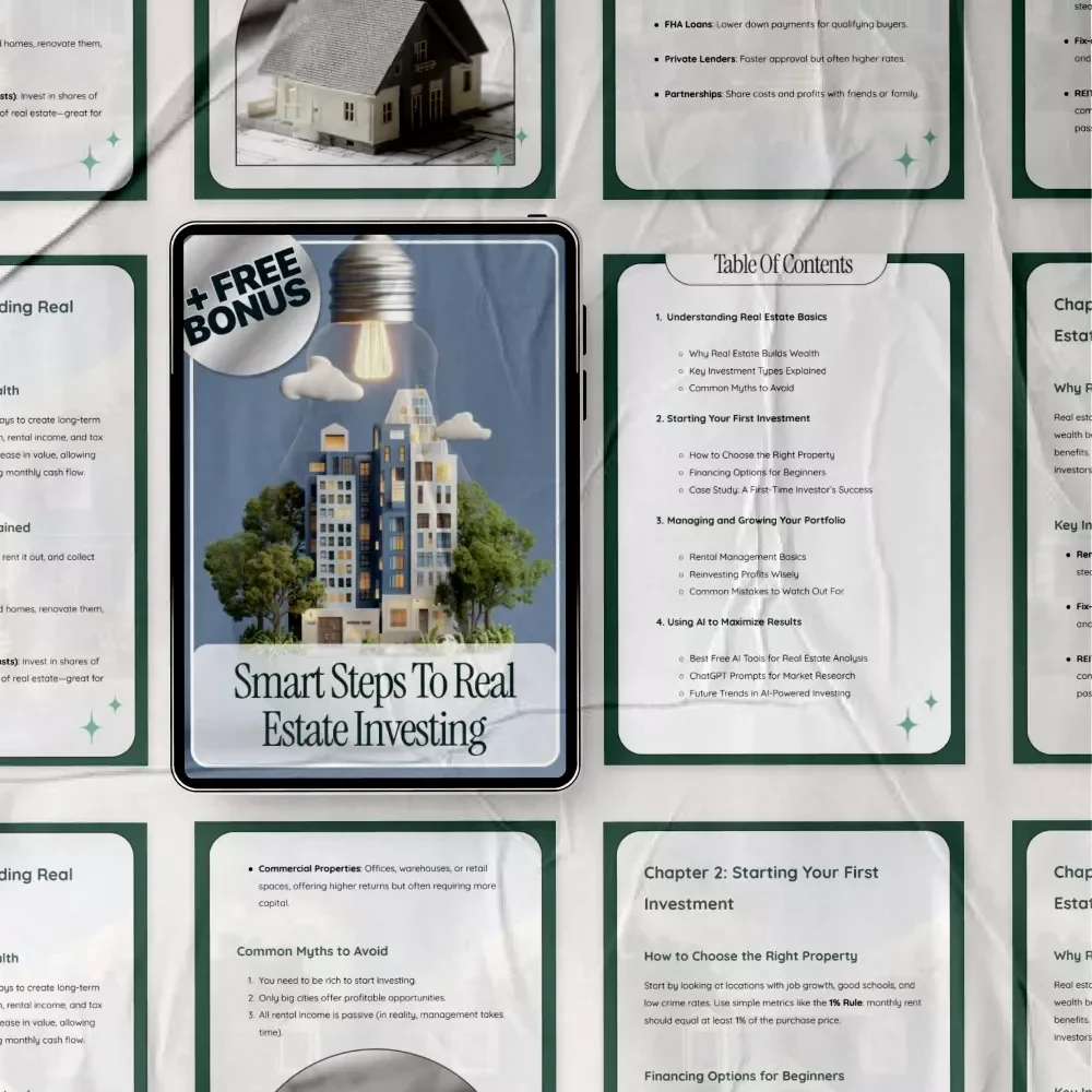 Smart Steps to Real Estate Investing: A Complete Guide to How to Make Real Estate Investments