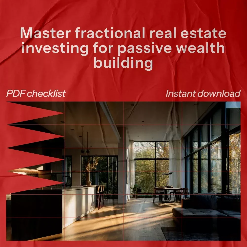 Your Actionable Guide to Fractional Real Estate Investing - A Complete Checklist for Smart Investment